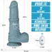 Lovetoy - 11" Thrusting Vibro Dildo - Blue photo-14