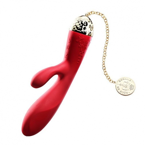 Zalo - Rosalie Rabbit Vibrator - Bright Red photo