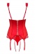 Obsessive - Secred Corset & Panties - Red - S/M photo-8