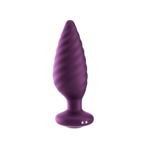 Honey Play Box - Noah Rotating Butt App Plug - Purple photo