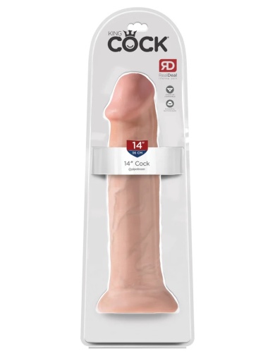 King Cock - 14" Cock - Flesh photo