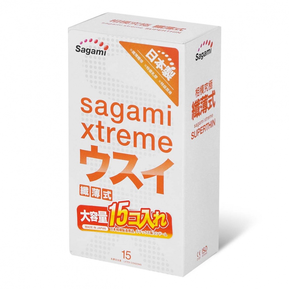 Ultra sensitive feeling arousing every inch of your skin, co... Sagami - Xtreme Superthin (2G) 15's Pack photo-2