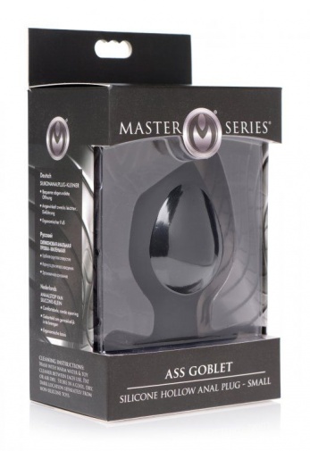 Master Series - Ass Goblet 中空后庭塞细码 - 黑色 照片