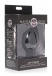 Master Series - Ass Goblet Hollow Anal Plug S-size - Black photo-5