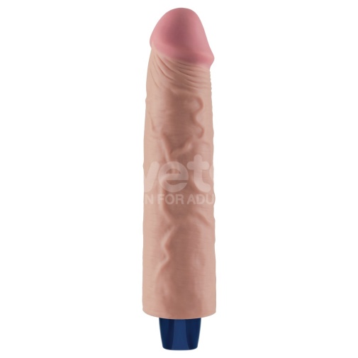 Lovetoy - 9.5" Real Softee Vibro Dildo - Flesh photo