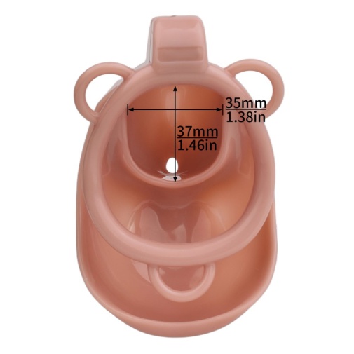 FAAK - Clitoris Chastity Cage w Belt & Plug - Skin 照片