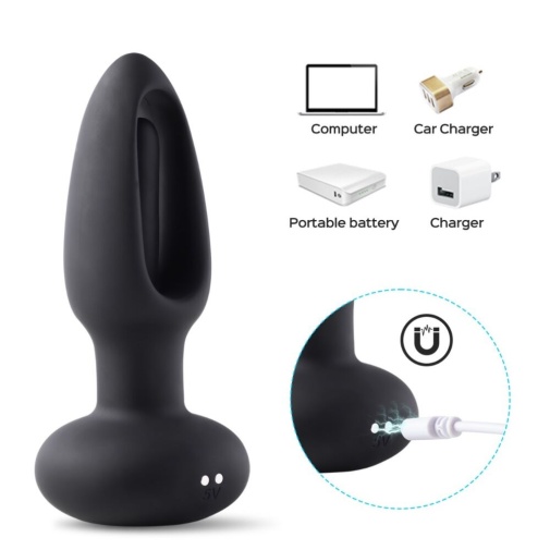 Honey Play Box - Taper Tapping Prostate Plug - Black photo