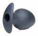 Master Series - Ass Goblet Hollow Anal Plug S-size - Black photo-4