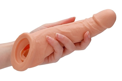 RealRock - Penis Sleeve 8" - Flesh photo