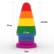 Lovetoy - 6" Prider Anal Plug - Rainbow photo-10