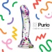 Neo Elite - Glow in the Dark Hanky-Panky Dildo 19cm - Confetti 照片-7