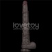 Lovetoy - 16" Dual Layered King Sized Cock - Black photo-5