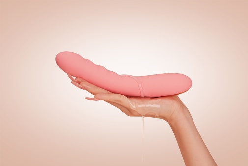 SVAKOM - Ava Neo Interactive Thrusting Vibrator - Peach Pink photo