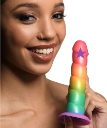 Simply Sweet - Swirl Dildo - Rainbow photo