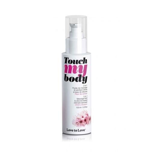 Love to Love - 2-in-1 Massage Fluid & Silicone Lube Cherry Blossom - 100ml photo