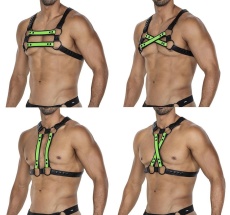 Cut4men - 4way Harness - Green photo