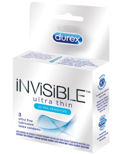 Durex - 隐形超薄 安全套 3 片装 照片