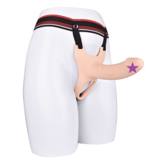 Erokay - 穿戴式束带连 6.5" 空心假阳具 - 肉色 照片