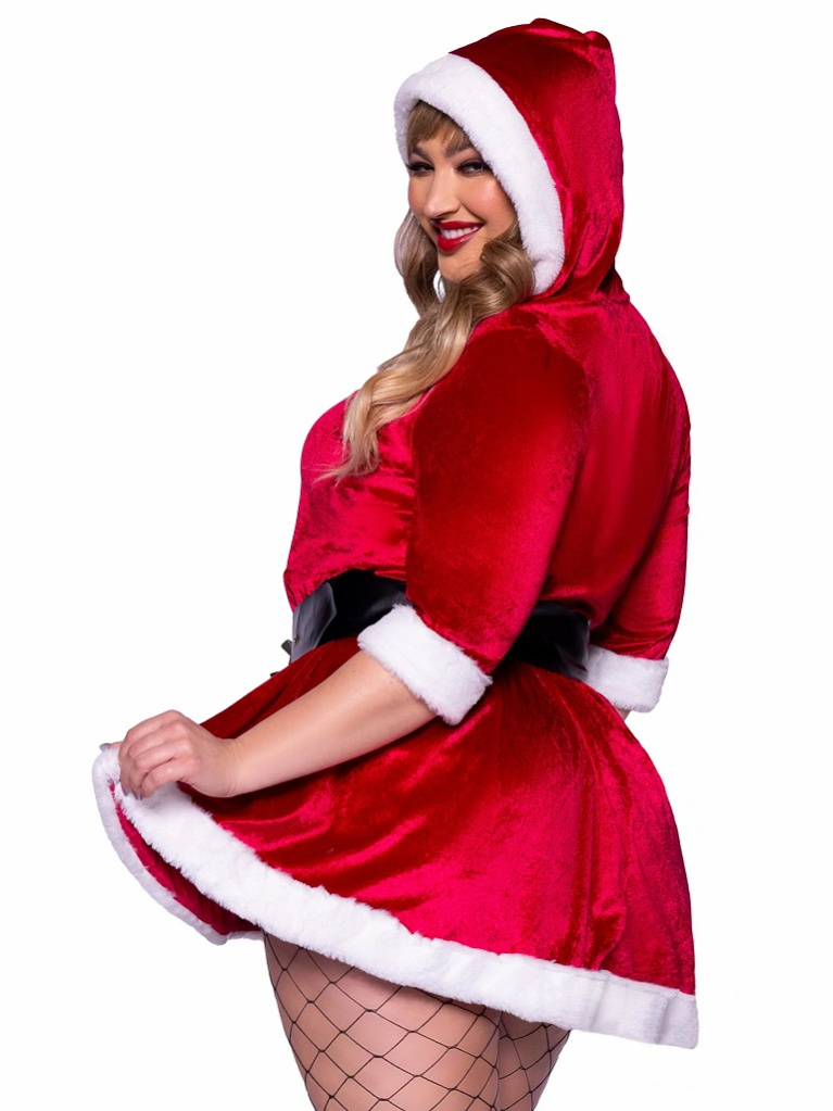 Leg Avenue - Mrs Claus Costume - Red - 1X-2X photo