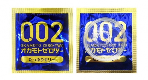Okamoto - Unified Thinness 0.02EX Plenty of Jelly (Japan) 6's Pack photo