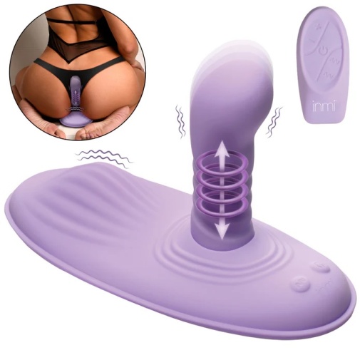 Inmi - Thrust 'N' Grind Vibrator - Purple photo