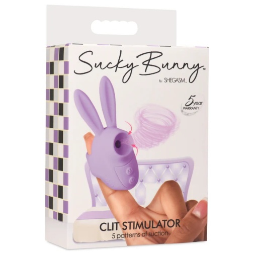 Inmi - Shegasm Sucky Bunny 兔子阴蒂刺激器 - 紫色 照片