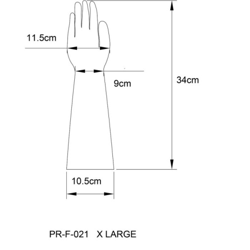 Prowler - Latex Gloves - Black - XL 照片