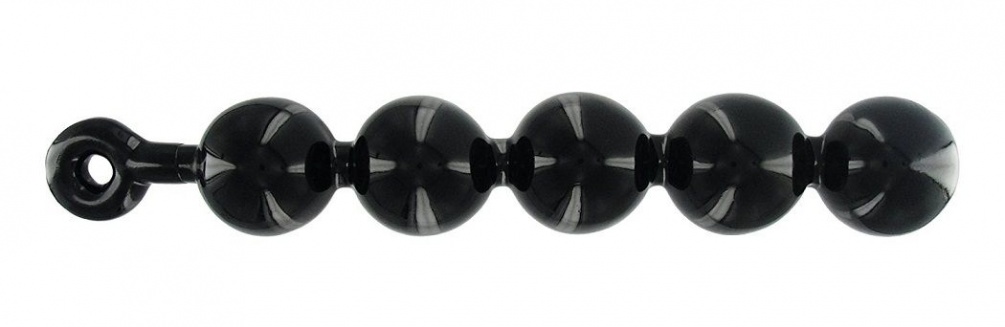 The Black Baller delivers five impressively sized spheres fo... Master Series - Black Baller Anal Beads photo-3