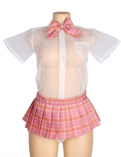 Ohyeah - Sexy Uniform Set - Pink - M photo