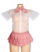 Ohyeah - Sexy Uniform Set - Pink - M photo-4