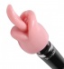 Wand Essentials - Tantric Tongue Realistic Oral Sex Wand Attachment - Pink photo-2