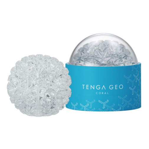 Tenga - Geo Coral Masturbator - Blue photo