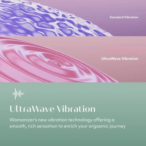 Womanizer - Vibe UltraWave Clitoral Vibrator - Sage 照片