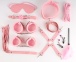 MT - 带绒毛束缚套装 11 件 - 粉红色 照片-2