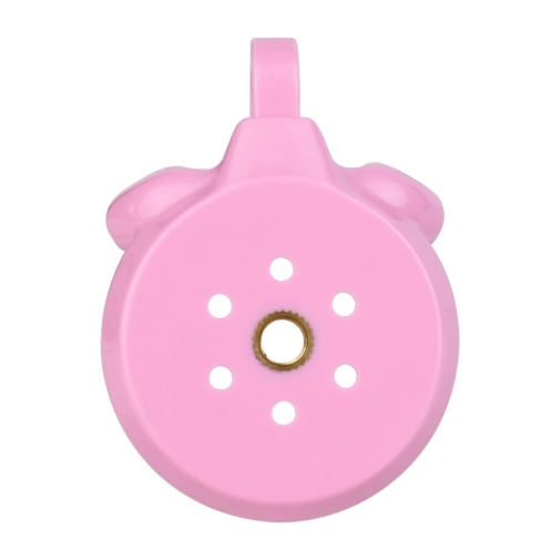 FAAK - Chastity Cage 45mm w Catheterization Hood - Pink 照片