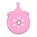 FAAK - Chastity Cage 45mm w Catheterization Hood - Pink 照片-7