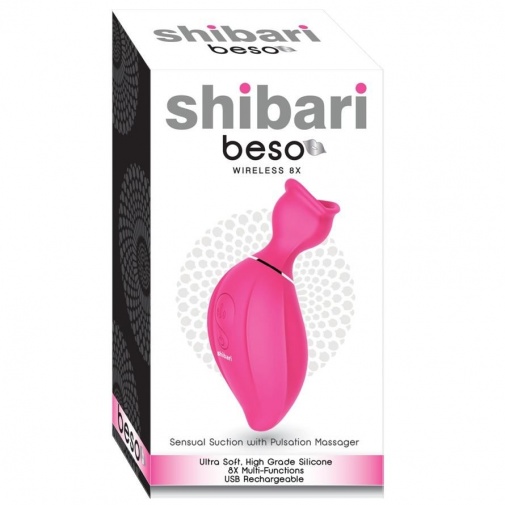Shibari - Beso 无线阴蒂刺激器 - 粉红色 照片