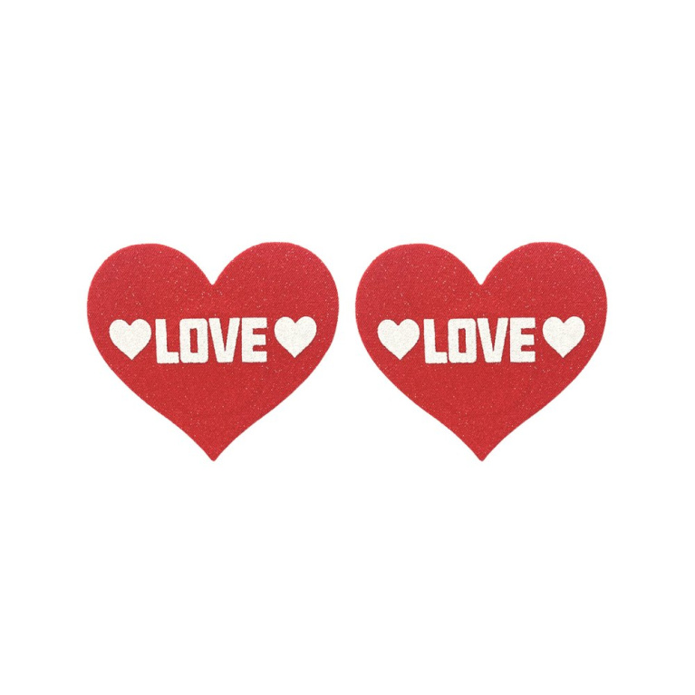 NPG - Love Nipple Covers - Red photo