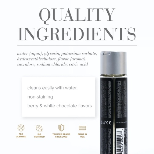 JO - Gelato White Chocolate Raspberry Lubricant - 30ml photo