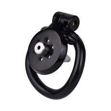 FAAK - Resin Chastity Cage 45mm w Catheter - Black 照片