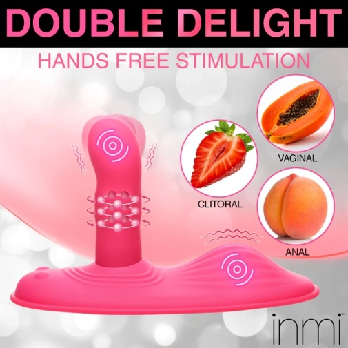 Inmi - Spin 'N' Grind Rotating Vibrator - Pink 照片