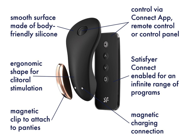 Satisfyer - Little Secret Panty Vibe - Black photo