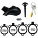 FAAK - Resin Pig Chastity Cage w Catheter - Black photo-11