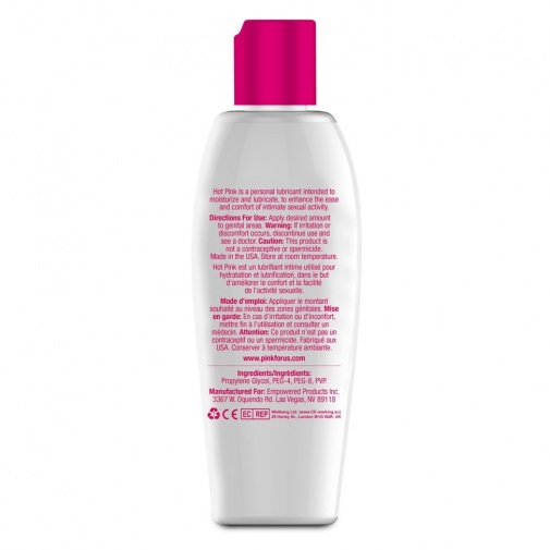 Pink - Hot Warming Lube - 140ml photo