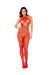Mapale - 1164 Heart Bodystocking - Red 照片