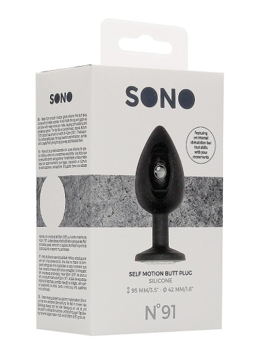 Sono - #91 Self Motion Butt Plug - Black photo