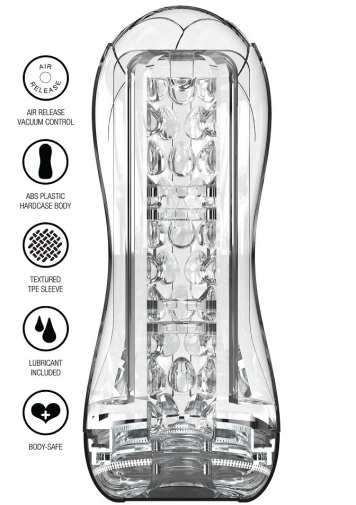 ToyJoy - Hero Big Blast Vacuum Stroker - Clear photo