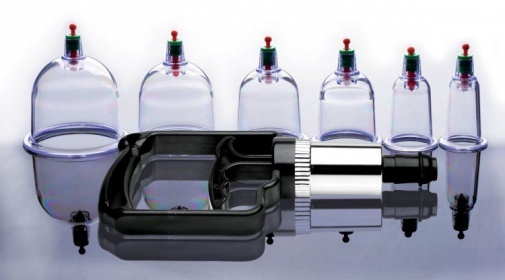 Master Series - Sukshen 6 Piece Cupping Set - Clear photo