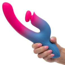 CEN - Elation Thrusting Dual Stimulator - Blue/Pink photo