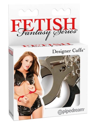 Fetish Fantasy - Designer Cuffs - Silver photo